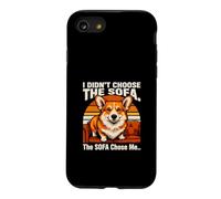 Custodia per iPhone SE (2020) / 7/8 Non ho scelto il divano Il divano mi ha scelto Corgi