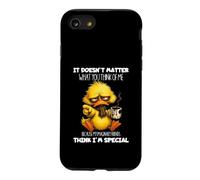 Custodia per iPhone SE (2020) / 7/8 Non importa cosa pensi, amici immaginari, anatra
