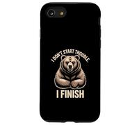 Custodia per iPhone SE (2020) / 7/8 Non inizio problemi Finisco Grizzly Bear