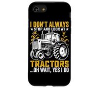 Custodia per iPhone SE (2020) / 7/8 Non mi fermo sempre e guardo i trattori Oh Aspetta Sì, lo faccio