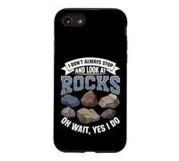 Custodia per iPhone SE (2020) / 7/8 Non mi fermo sempre e guardo le rocce Oh Aspetta Sì, lo faccio
