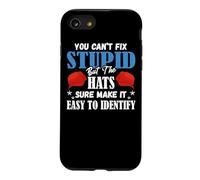 Custodia per iPhone SE (2020) / 7/8 Non puoi aggiustare stupido ma i cappelli lo rendono facile da identificare