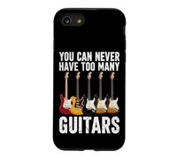Custodia per iPhone SE (2020) / 7/8 Non puoi mai avere troppe chitarre Musica Chitarrista divertente