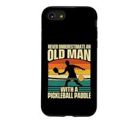 Custodia per iPhone SE (2020) / 7/8 Non sottovalutare mai un vecchio con una pagaia da pickleball
