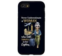 Custodia per iPhone SE (2020) / 7/8 Non sottovalutare mai una donna che viaggia ancora a 80 anni
