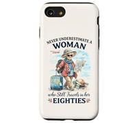 Custodia per iPhone SE (2020) / 7/8 Non sottovalutare mai una donna che viaggia ancora a 80 anni