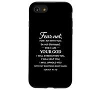 Custodia per iPhone SE (2020) / 7/8 Non temere per io sono con te Isaia 41:10 Struttura Fede Dio