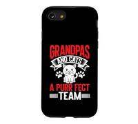Custodia per iPhone SE (2020) / 7/8 Nonni e gatti Una squadra perfetta Cat Grandpa
