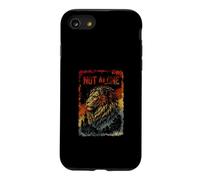 Custodia per iPhone SE (2020) / 7/8 Not Alone Lion Coraggio Forza Retro Castle