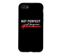 Custodia per iPhone SE (2020) / 7/8 Not Perfect Just Forgiven Christian Bible Verse John 1:9