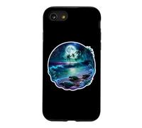 Custodia per iPhone SE (2020) / 7/8 Notte delle tartarughe marine sulla spiaggia sotto cielo stellato estate arte