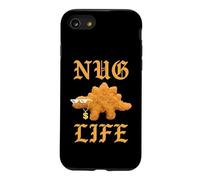 Custodia per iPhone SE (2020) / 7/8 Nug Life - Cibo carino con stegosauro e pepite di pollo a forma di dinosauro