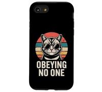 Custodia per iPhone SE (2020) / 7/8 Obbeying No One Retro Cat