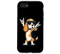 Custodia per iPhone SE (2020) / 7/8 Occhiali da sole Beagle Rock and Roll per amanti dei cani