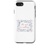 Custodia per iPhone SE (2020) / 7/8 Ocean Seashell Starfish Il mare chiama citazione