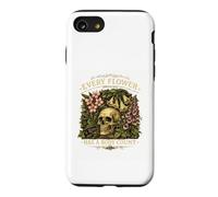 Custodia per iPhone SE (2020) / 7/8 Ogni fiore ha un conteggio corporeo | Teschio botanico vintage