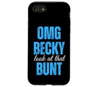 Custodia per iPhone SE (2020) / 7/8 OMG Becky Guarda quel Bunt Blue Baseball