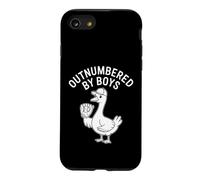 Custodia per iPhone SE (2020) / 7/8 Outnumbered By Boys Funny Daying Boy Mom Goose