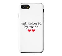 Custodia per iPhone SE (2020) / 7/8 Outnumbered By Twins Boys Girls Dad Soon to Be Mom Pregnancy