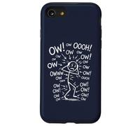 Custodia per iPhone SE (2020) / 7/8 Ow Ow Ow Stick Man Figura Divertente Dolore Cronico Umorismo Meme 1