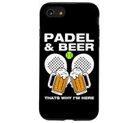 Custodia per iPhone SE (2020) / 7/8 Padel & Beer divertente padel ball giocatore