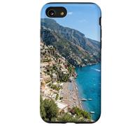 Custodia per iPhone SE (2020) / 7/8 Paesaggio scenico del villaggio sul mare della scogliera della Costiera Amalfitana