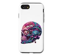 Custodia per iPhone SE (2020) / 7/8 Pallone da calcio con teschio fino a morire, da donna e ragazza