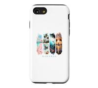 Custodia per iPhone SE (2020) / 7/8 Palme dei Caraibi, spiagge rosa e maiali - Vacanza Bahamas