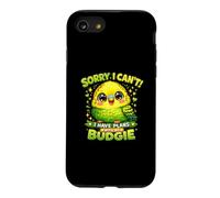 Custodia per iPhone SE (2020) / 7/8 pappagallino verde, detti divertenti, divertente