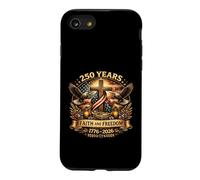 Custodia per iPhone SE (2020) / 7/8 Patriottica Faith Freedom Cross Eagle 1776-2026