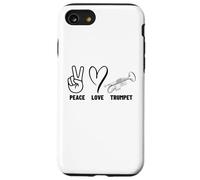 Custodia per iPhone SE (2020) / 7/8 Peace Love Trumpet Proud Uomo Donna Trumpeter