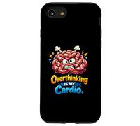 Custodia per iPhone SE (2020) / 7/8 Pensare troppo è il mio cardio, umorismo sarcastico