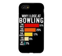 Custodia per iPhone SE (2020) / 7/8 Perché Perdo A Bowling The Ball The Pins The Shoes The Lane M