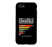 Custodia per iPhone SE (2020) / 7/8 Perché perdo a Cornhole Funny Statistiche ufficiali