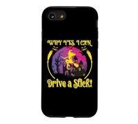 Custodia per iPhone SE (2020) / 7/8 Perché sì posso guidare un bastone spaventoso divertente strega di Halloween