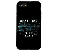 Custodia per iPhone SE (2020) / 7/8 Perdita Del Tempo What Time Is It Again Sempre In Ritardo
