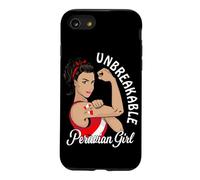 Custodia per iPhone SE (2020) / 7/8 Peruvian Girl Tee Heritage Perù Latina Donne Forti