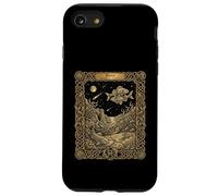 Custodia per iPhone SE (2020) / 7/8 Pesci Zodiaco Oroscopo Tarocchi Stile Carta