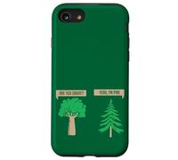 Custodia per iPhone SE (2020) / 7/8 Pianta botanica da giardiniere, pino e quercia, per hobby e giardinaggio