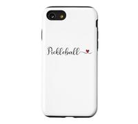 Custodia per iPhone SE (2020) / 7/8 Pickleball Cuore carino scritto a mano tipografia regalo