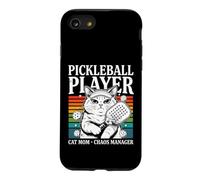 Custodia per iPhone SE (2020) / 7/8 Pickleball Giocatore Gatto Mamma Chaos Manager Umorismo
