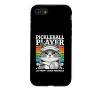 Custodia per iPhone SE (2020) / 7/8 Pickleball Giocatore Gatto Mamma Chaos Manager Umorismo