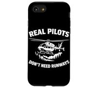 Custodia per iPhone SE (2020) / 7/8 Pilota di elicotteri | I veri piloti non hanno bisogno di piste