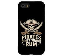 Custodia per iPhone SE (2020) / 7/8 Pirati non condividere rum divertente pirata teschio