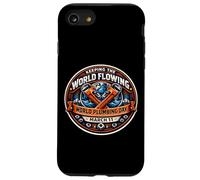 Custodia per iPhone SE (2020) / 7/8 Plumbing Day Keeping the World Fluing, chiave idraulica e strumento