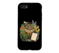 Custodia per iPhone SE (2020) / 7/8 POLLEN TUBE CHECK Api Solitarie Giardino Fiorito