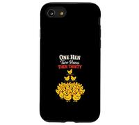 Custodia per iPhone SE (2020) / 7/8 Pollo Matematica Troppi Polli Backyard Pollame Humor Flock
