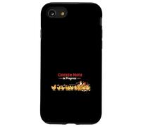 Custodia per iPhone SE (2020) / 7/8 Pollo Matematica Troppi Polli Backyard Pollame Humor Flock