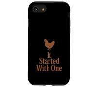 Custodia per iPhone SE (2020) / 7/8 Pollo Matematica Troppi Polli Backyard Pollame Humor Flock