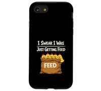 Custodia per iPhone SE (2020) / 7/8 Pollo Matematica Troppi Polli Backyard Pollame Humor Flock